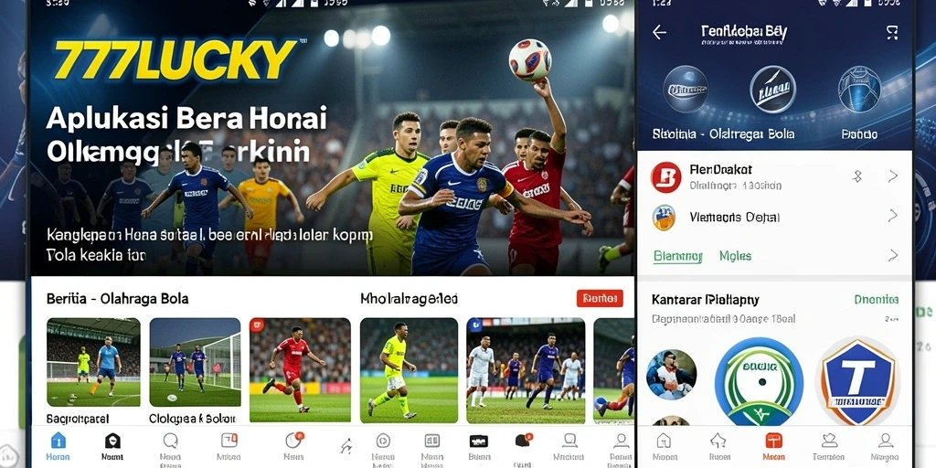 Tampilan antarmuka aplikasi 777LUCKY yang user-friendly