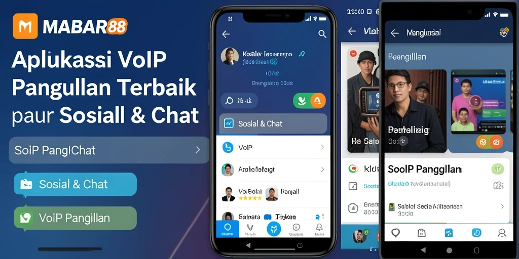 Tampilan antarmuka MABAR88 dengan fitur VoIP Panggilan yang intuitif.
