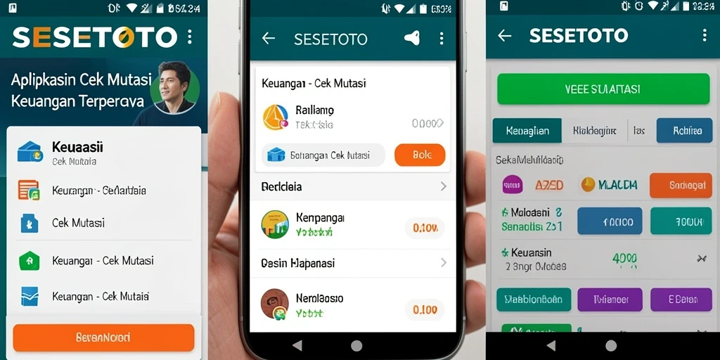 Antarmuka SESETOTO menampilkan mutasi keuangan dengan jelas dan informatif.
