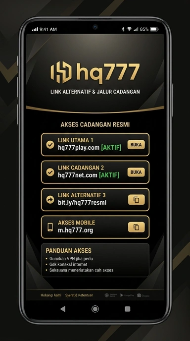 Tampilan link alternatif hq777